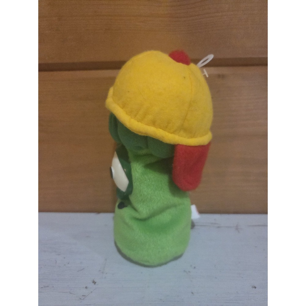 Big Idea Veggie Tales 6" Jr Asparagus Beanbag Plush 1998 Gund Brand Vegetable - Picture 4 of 4